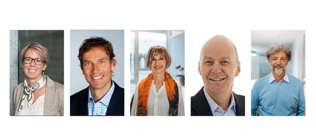 Photos du conseil de fondation, de gauche à droite: Tanja Zimmermann-Burgerstein, Michael Zimmermann, Hugo Schurgast
